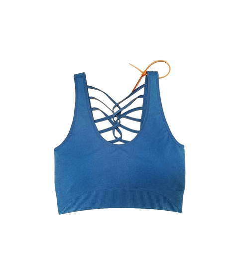 Women Sexy Crisscross Back Seamless Sports Bra