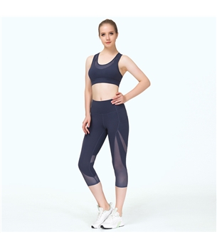 Women Sport Suit Gym Workout Gym Cropped Yoga Set